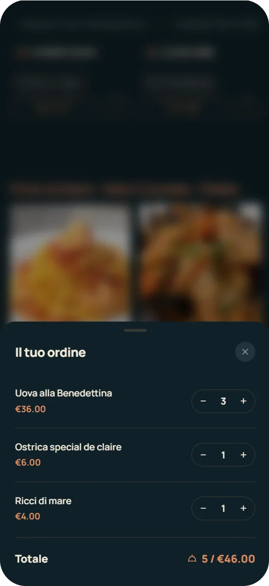 Order list to show your staff