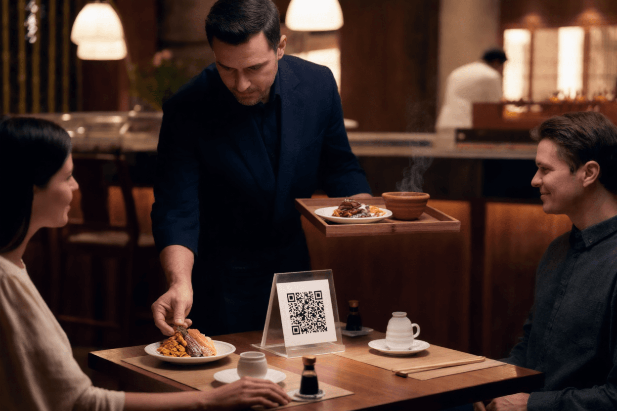 Menu digitale per ristorante turistico: traduzioni AI, allergeni EU e piatti in evidenza