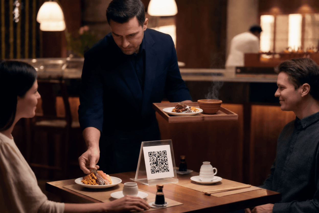 Menu digitale per ristorante turistico: traduzioni AI, allergeni EU e piatti in evidenza